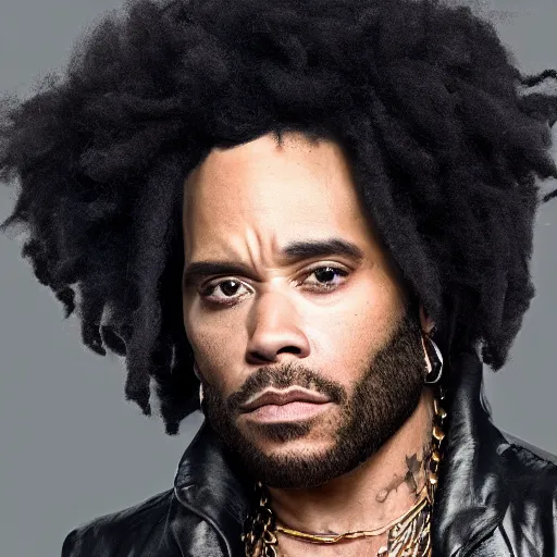 Prompt: stunning award winning hyperrealistic hdr 8 k highly detailed portrait photo of lenny kravitz as a real human