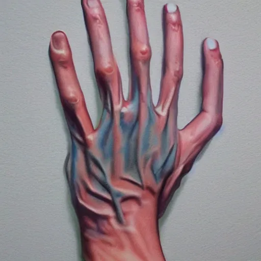 Image similar to thin hand with five 5 fingers, hyper realistic, highly detailed, photo realistic