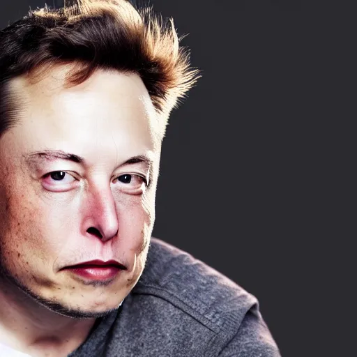 Image similar to A portrait Elon Musk teams up with a teenage Elon Musk, perfect faces, 50 mm, award winning photography