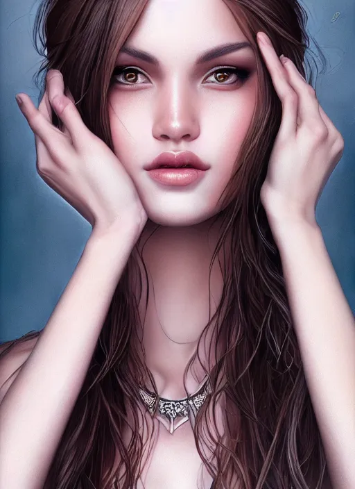 Image similar to a gorgeous female photo, professionally retouched, realistic, smooth face, perfect eyes, symmetrical, full body shot, wide angle, sharp focus, 8 k high definition, insanely detailed, intricate, elegant, art by artgerm