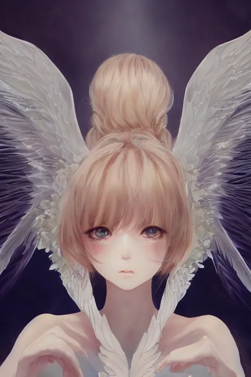 Cute Anime girl angel in the sky AI  Photoshop by DuckLabz on DeviantArt