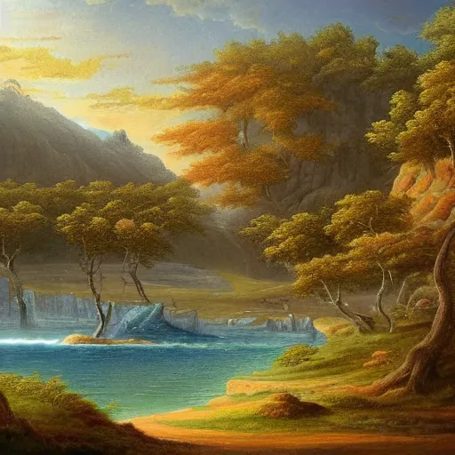 Prompt: landscape by john stephens