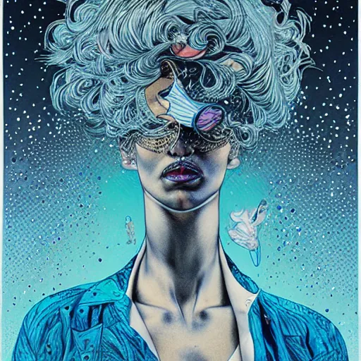 Image similar to stardust, james jean