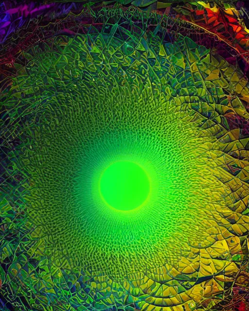 Prompt: a perfect green eye reflecting a sky full of stars aticama desert, hyper realistic, fractal algorightmic art, art station, coherent design, symmetrical, vivid color, complementary color, golden ratio, detailed, sharp lines, intricate, rainbowshift, in unreal 3 d engine, nvidia optix, ray tracing, octane render