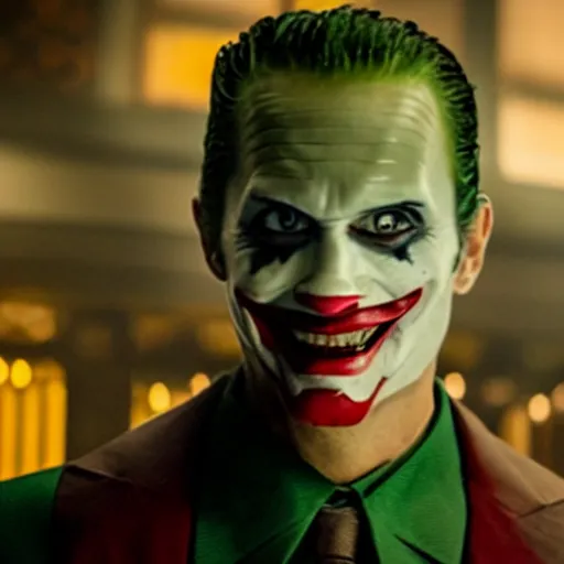 Image similar to film still of Ironman as joker in the new Joker movie