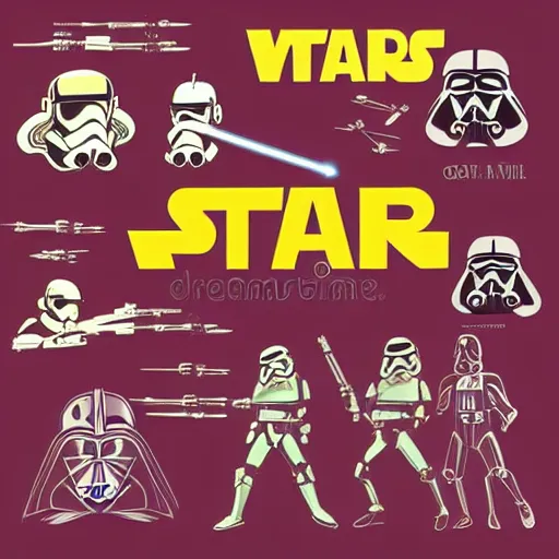 Image similar to star wars vector illustration