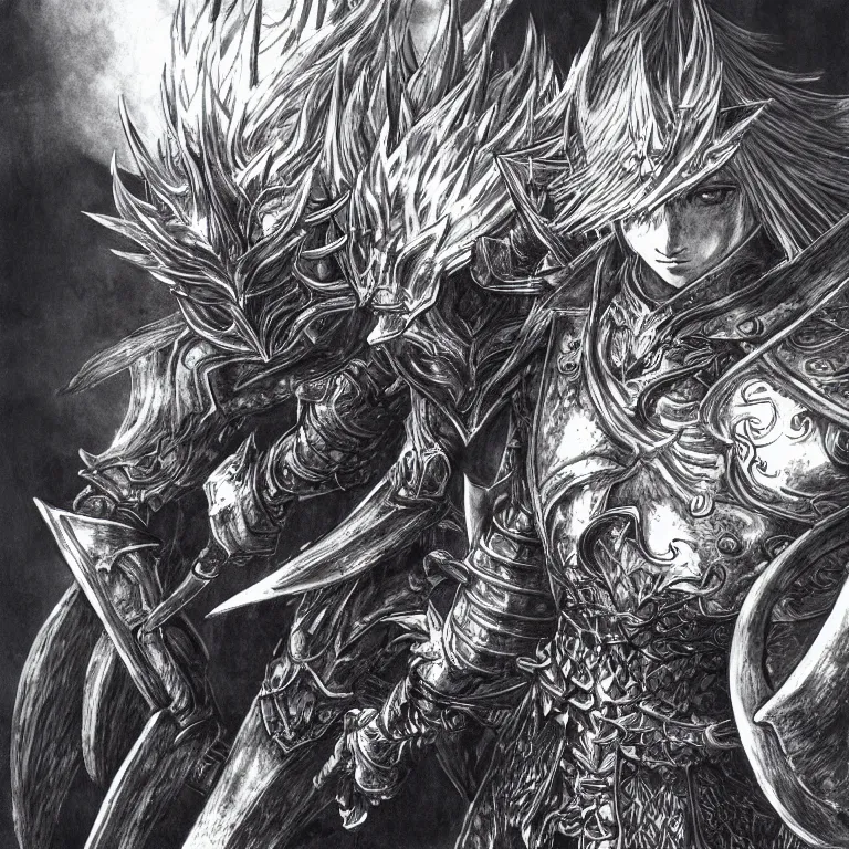 Image similar to The Nameless King, detailed illustration by Yoshitaka Amano