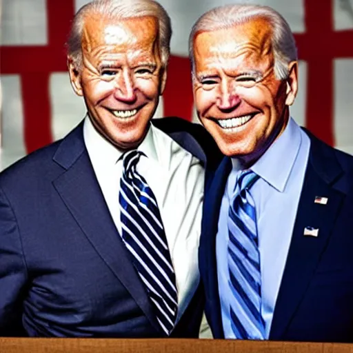 Image similar to Joe Biden with the body of a Bionicle