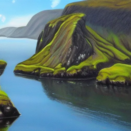 Prompt: photorealistic landscape painting of Ireland, highly detailed