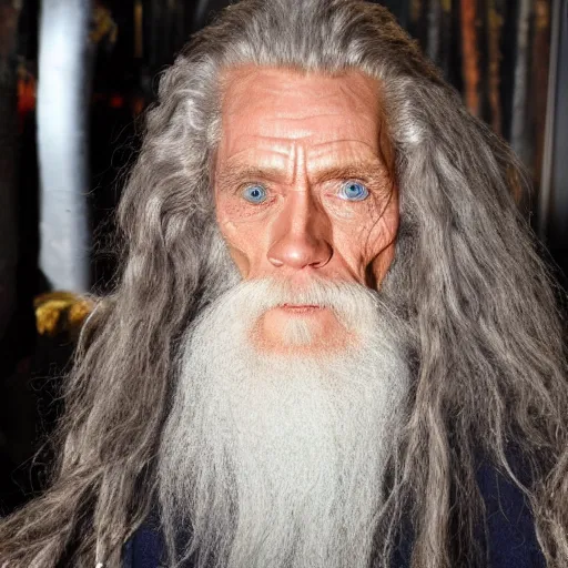 Image similar to willem dafoe as gandalf