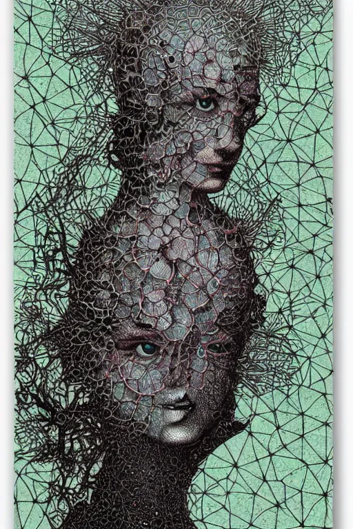 Image similar to cell shaded optical illusion by dan hillier color work by daniel merriam