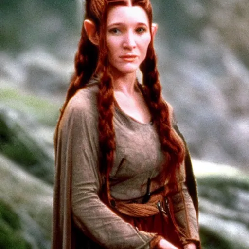 Image similar to young Carrie fisher as Tauriel