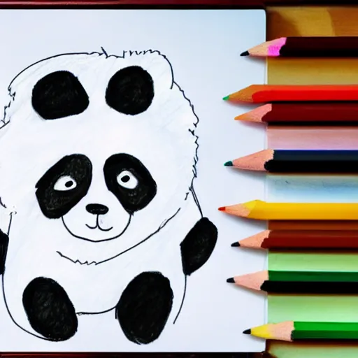 chibi panda drawing