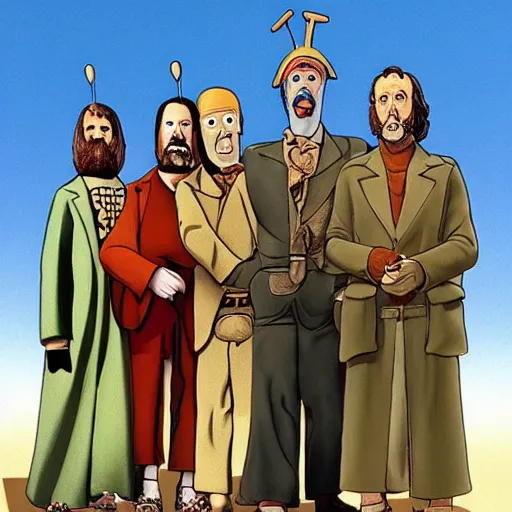 Prompt: monty python animation by terry gilliam