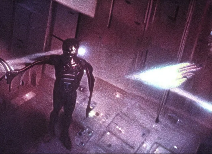 Prompt: a still from a 1 9 8 0 s sci - fi movie with effects by industrial light and magic