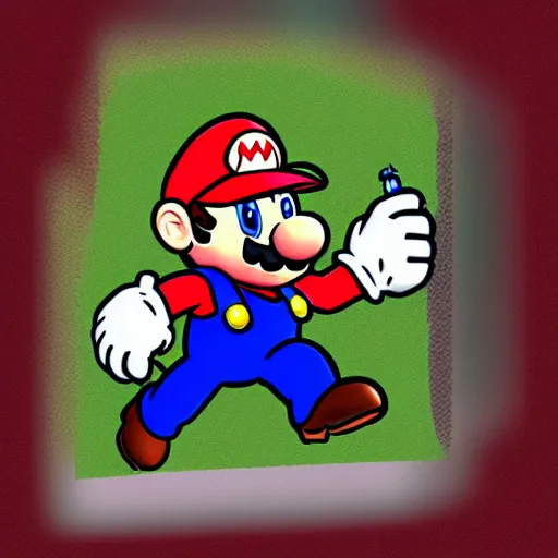 Image similar to Mario the Hedgehog