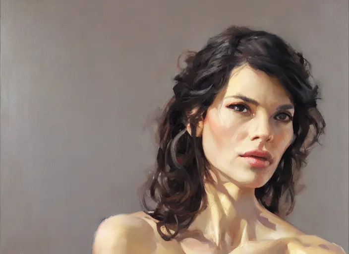 Image similar to a highly detailed beautiful portrait of valentina paz, by gregory manchess, james gurney, james jean