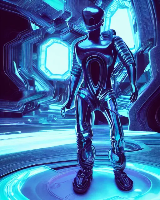 Prompt: close offset portrait with subject in bottom right corner looking at viewer. giving a thumbsup!!!!!!! to the camera. smartphone photo. instagram. interdimensional cosmic traveler takes a selfie in front of a bizarre exotic anomaly. futuristic alien smooth exosuit designed by. octane cg render, hdr, volumetric. artgerm, beeple.