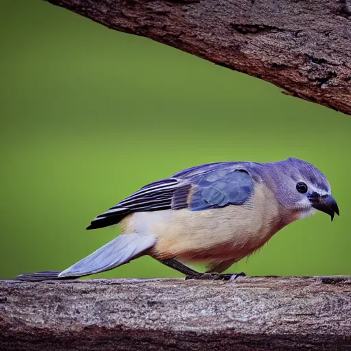 Image similar to birb eating food, XF IQ4, 150MP, 50mm, f/1.4, ISO 200, 1/160s, natural light, Adobe Photoshop, Adobe Lightroom, DxO Photolab, polarizing filter, Sense of Depth, AI enhanced, HDR