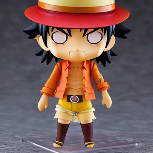 Prompt: luffy nendoroid