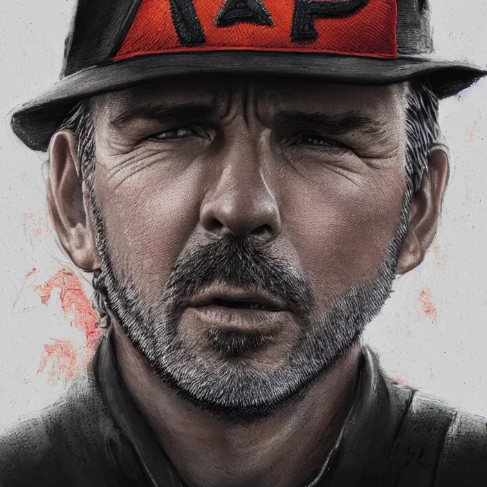 Image similar to portrait of kevin costner as postman 1 9 9 7. intricate abstract. intricate artwork. by tooth wu, wlop, beeple, dan mumford. octane render, trending on artstation, greg rutkowski very coherent symmetrical artwork. cinematic, hyper realism, high detail, octane render, 8 k, iridescent accents