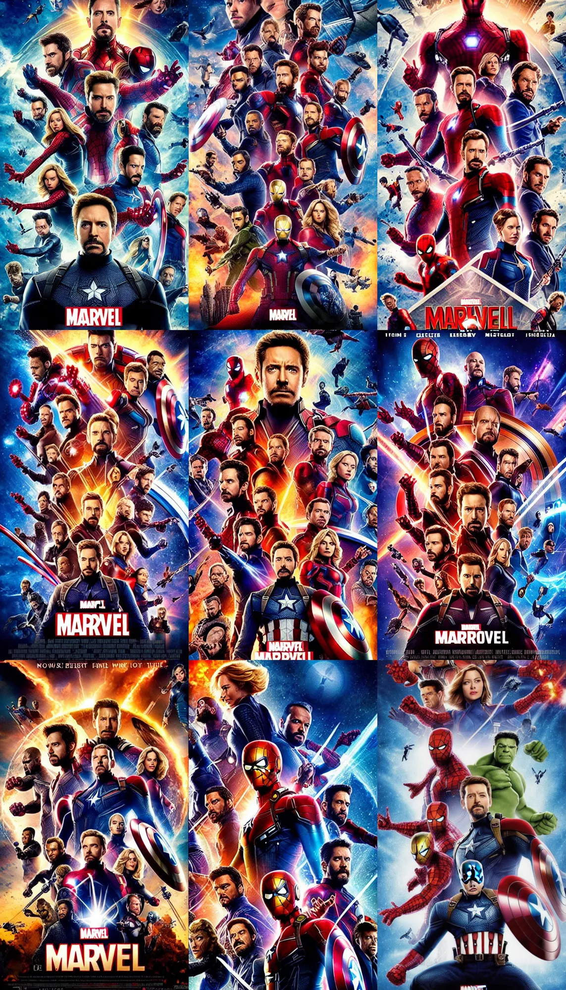 Image similar to marvel movie poster