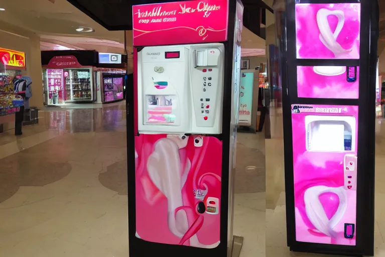 Image similar to uterus vending machine at the mall