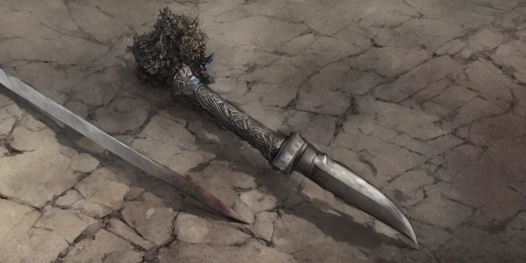 Prompt: basic steel sword, shortsword, medieval, forged, blacksmith, product design, final result, art by gerald brom, greg rutkowski and artgerm and james jean and zdzisław beksinski, 8 k, unreal engine, c 4 d