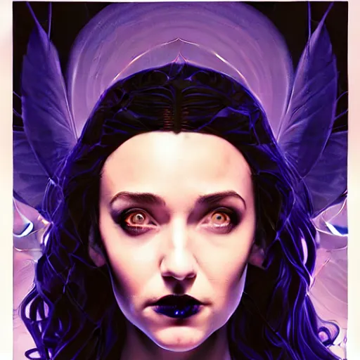 Image similar to beautiful stella maeve magician, black magic spells, in the style of joshua middleton, rafeal albuquerque comicbook cover art, phil noto, creepy pose, spooky, symmetrical face and body, volumetric lighting, cinematic lighting, detailed realistic symmetrical eyes, insanely detailed and intricate elegant, autumn leaves, artgerm