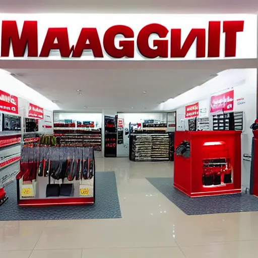 Prompt: Magnit store in Russia