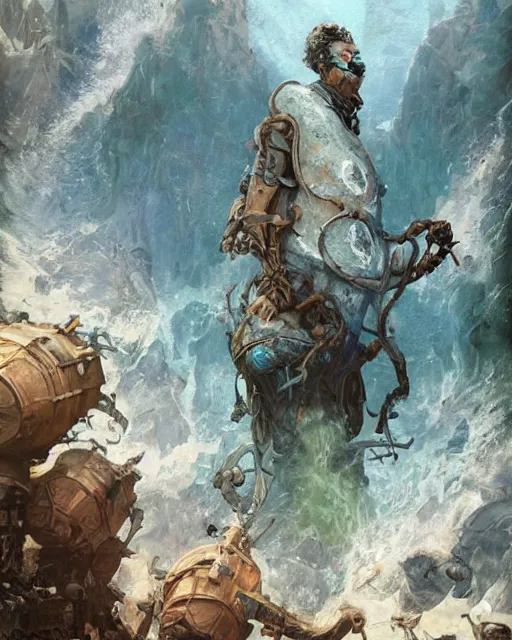 Prompt: don knotts in incredible mister limpet, fantasy character portrait, ultra realistic, concept art, intricate details, highly detailed by greg rutkowski, gaston bussiere, craig mullins, simon bisley