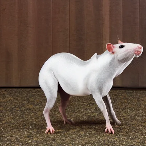 Image similar to half rat, half horse