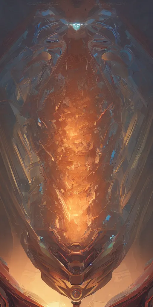 Image similar to symmetry! fractal abstract alien landscape, apex legends, epic lighting, sketch illustration, ultra detailed, art by artgerm and greg rutkowski and alphonse mucha