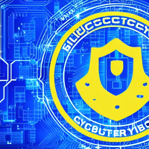 Image similar to blue cybersecurity club logo