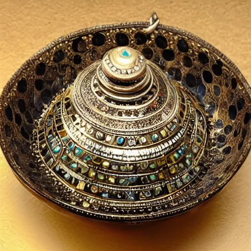 Image similar to a bowl with jewellery in it