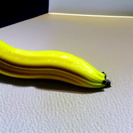 Prompt: 3 d printed banana