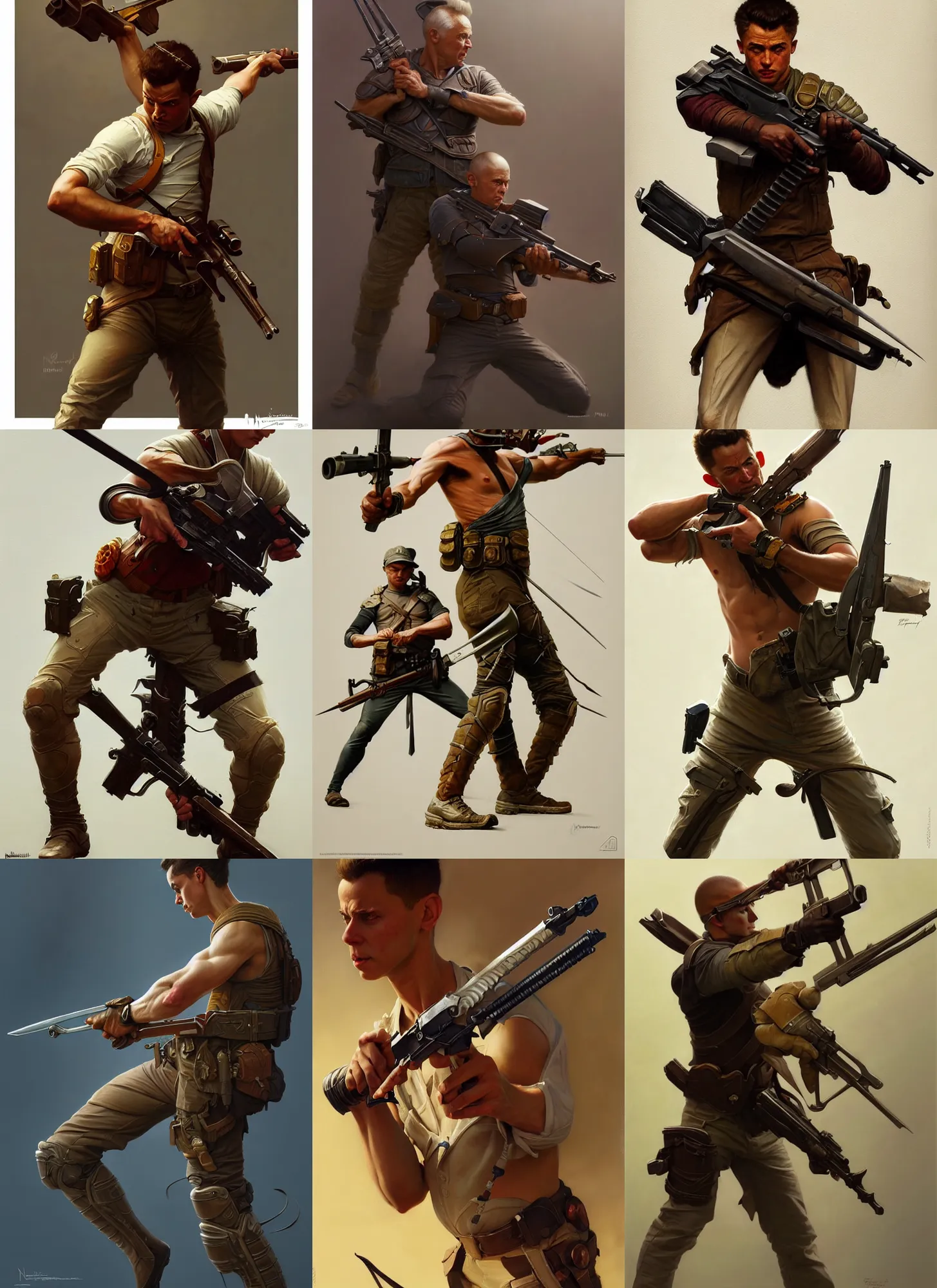 41 Action Reference Poses - SetPose.com