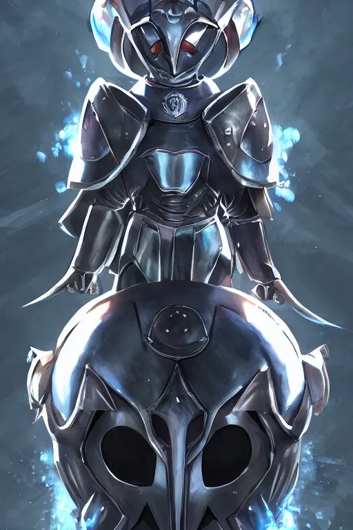 Image similar to helmet armor guardian destiny in witch queen illumination ray tracing hdr fanart arstation by sung choi robot ninja mask and eric pfeiffer and gabriel garza and casper konefal