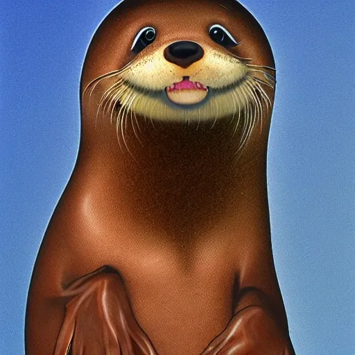 Image similar to humanoid otter