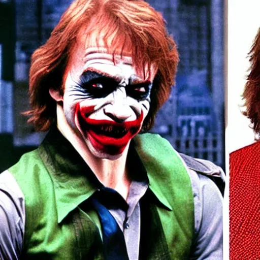 Image similar to chuck norris as the joker