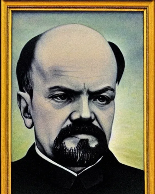 Prompt: vladimir illich lenin, leader of the world proletariat, socialist realism, art art, good quality