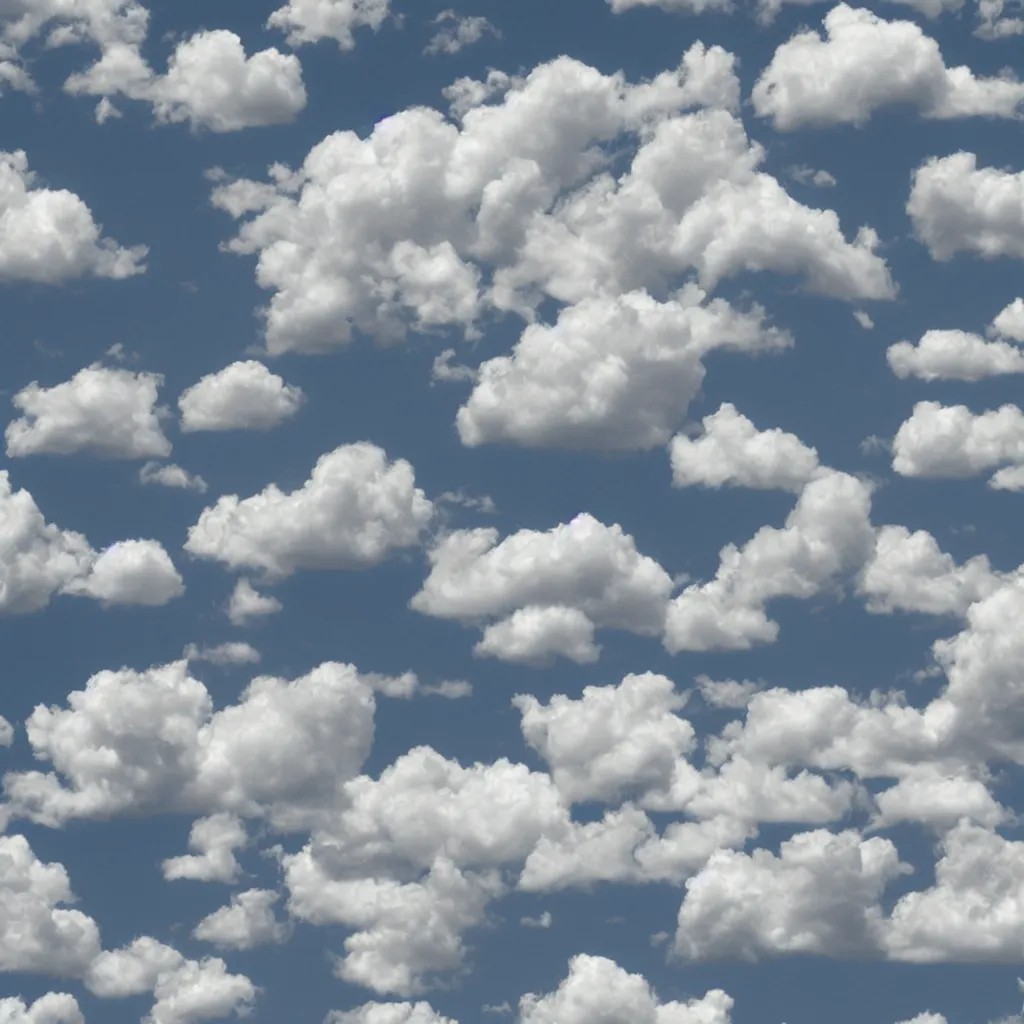 Image similar to white fluffy cartoon clouds seamless texture 4k