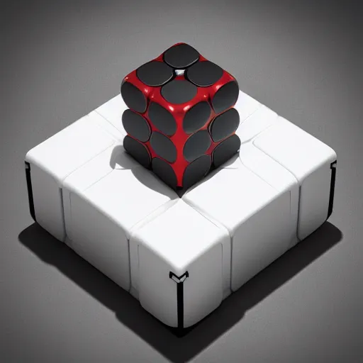 Prompt: futuristic rubicks cube,product,octane render,detailed,unreal render,3d,4k,isometric