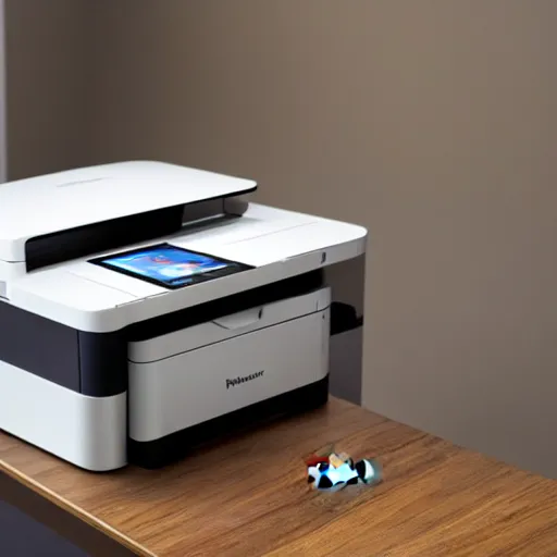 Prompt: printer designed by apple