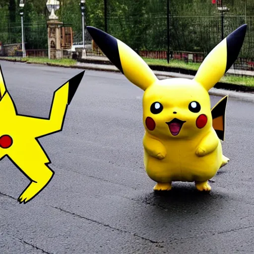 Image similar to Pikachu in poland