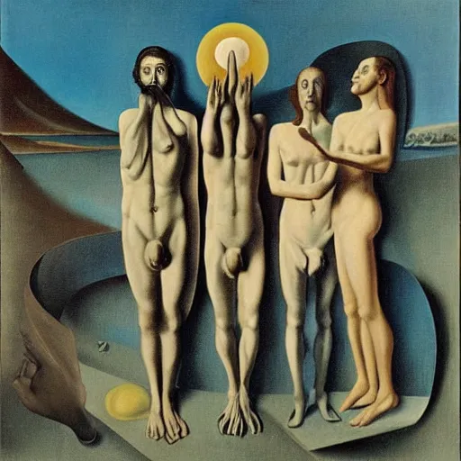 Image similar to visions of xanadu, by marcel duchamp, salvador dali, rene magritte, andre breton