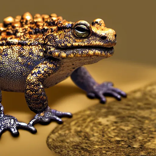 Image similar to chain toad grading, 3 d render, high quality, focus on sharpness, object focus