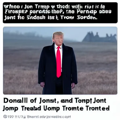 Prompt: donald trump as jon snow in game of thrones