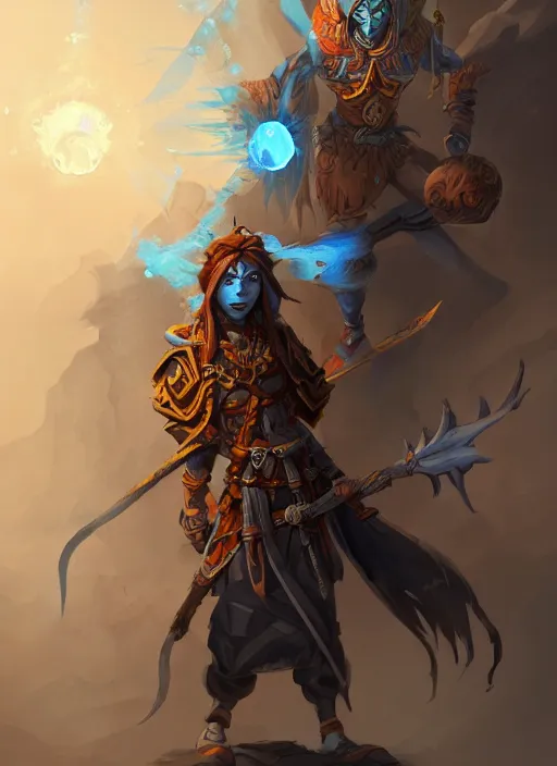 Image similar to dungeons and dragons art of air genasi arch wizards, concept art, intense, illustration. highly detailed, fantasy, trending on artstation,