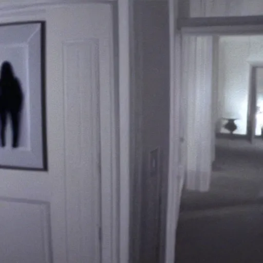 Image similar to footage from the film paranormal activity interior